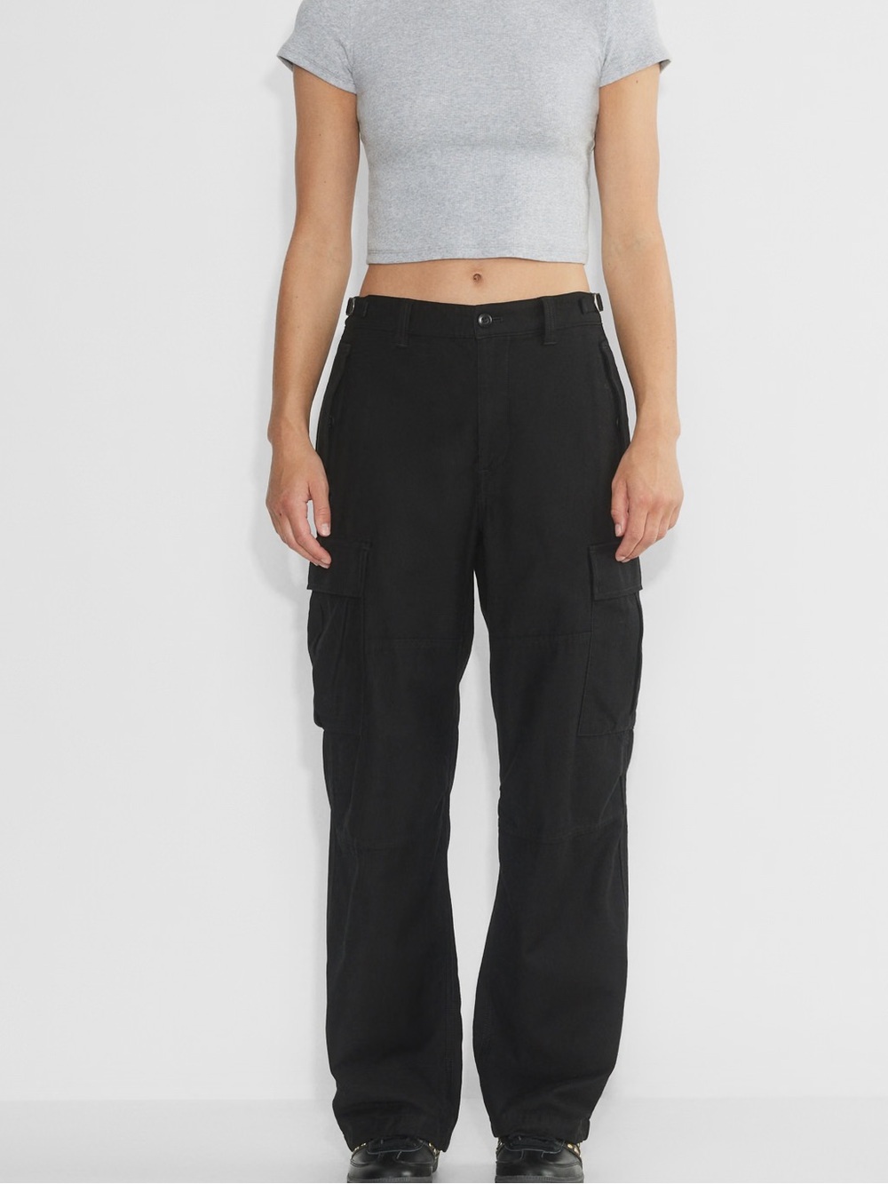 Aritzia TNA Supply Archival Wide Leg Chino Pants Size 4 - Picture 11 of 13